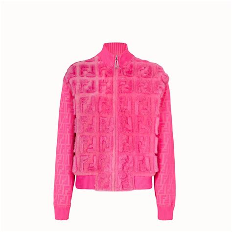 fendi pink blazer|Fendi bomber jacket.